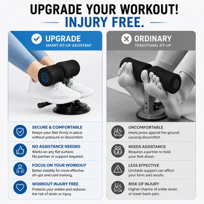 Sit-ups and Push-ups Assistant for Lose Weight Ab Exerciser Sit-up Bar (Multicolor)